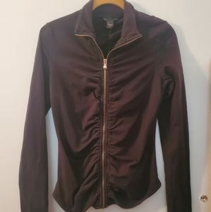 Victoria's Secret | Black Yoga Ruched Jacket